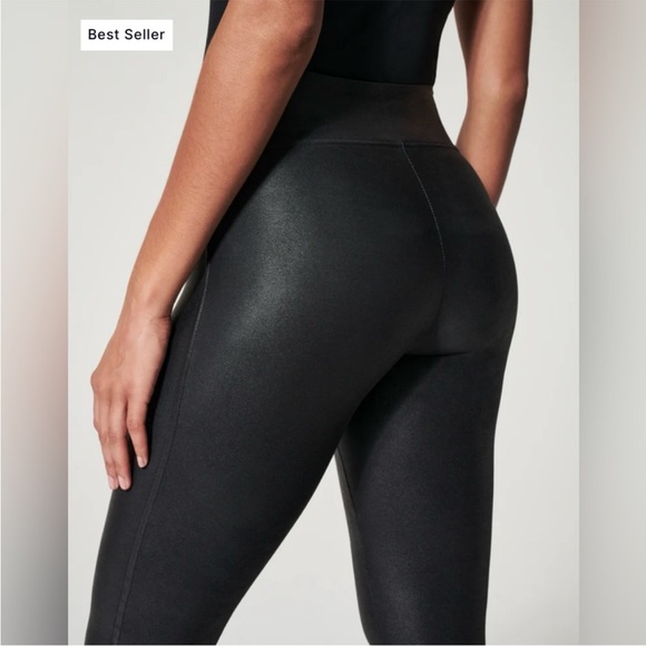Spanx Faux Leather Leggings Pants - Picture 2 of 12